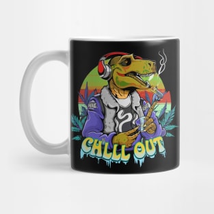 Raptor Rhythms: Hip-Hop Fashion Vibe Mug